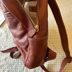 Frye | Bags | Frye Melissa Brown Leather Backpack | Poshmark display picture 2